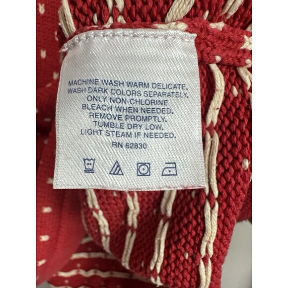 Vintage LL Bean Women XLarge 1/4 Zip Sweater Nordic Snow Apres Ski Cabin Cozy - Picture 6 of 9